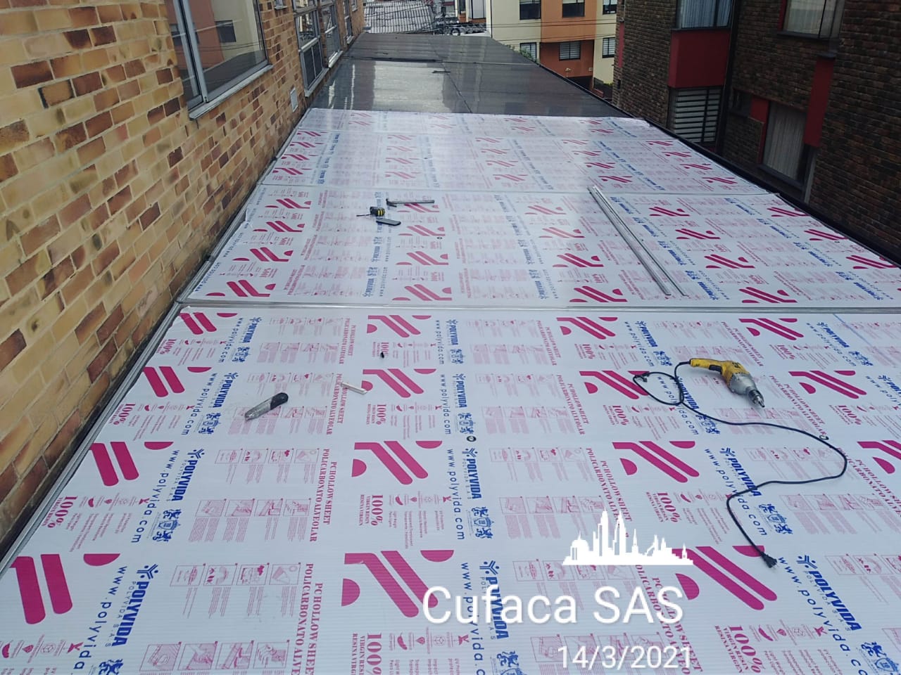 Proyecto de Cufaca: Galeria de Policarbonato